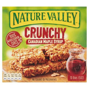 NATURE VALLEY CRUNCHY CANADIAN MAPLE SYRUP