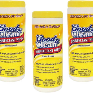 Good & Clean Disinfectant Wipes X3