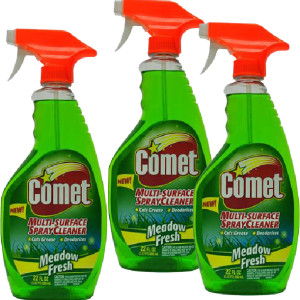Comet Multisurface Spray Cleaner 22oz X3