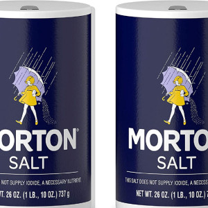 Morton Plain Salt 10oz X3