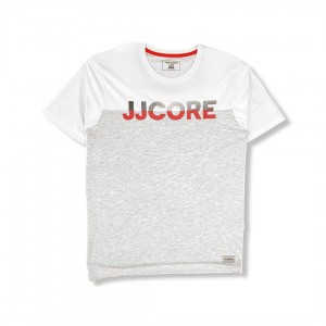Jack and Jones JJ Printed T-Shirt White