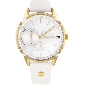 Tommy Hilfiger Casual White Leather Ladies Watch – 1782018