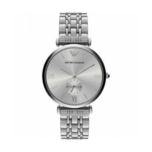 Emporio Armani Men’s Analog Stainless Steel Silver Dial 40mm Watch AR1819