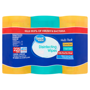 Great Value Dis.Wipes 225 Wipes