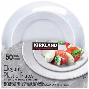 Kirkland Plastic Plates - 50pcs