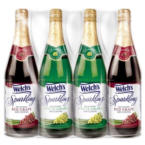 WELCHS SPARKLING NON-ALCOHOLIC 3in1 WINE x3