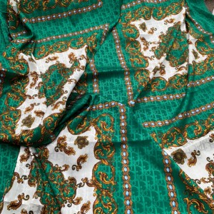 Green Quality Crepe Material