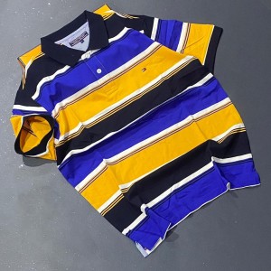 Blue And Black Tommy Hilfiger Stripe Shirt