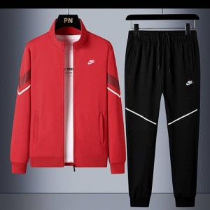 Red And Black Nike Tracksuit