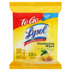 LYSOL DISINFECTING WIPES 15WIPES