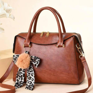 Brown Smooth Handbag