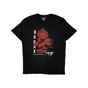 Jack and Jones Bronx Printed T-Shirt Black