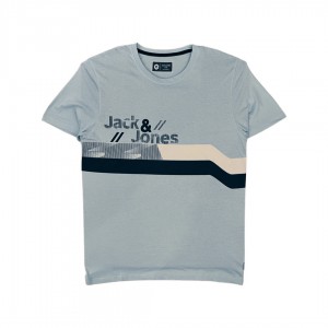 Jack and Jones Printed T-Shirt in Blue