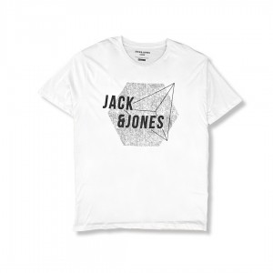 Jack and Jones All Printed T-Shirt White