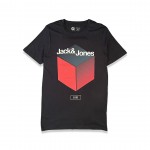 Jack & Jones Blue Cubed T-Shirt