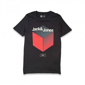 Jack & Jones Blue Cubed T-Shirt