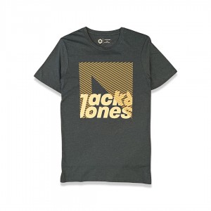 Jack & Jones Pyramid Blue Roundneck T-Shirt