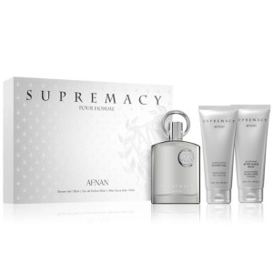 Afnan Supremacy Pour Homme Silver Gift Set EDP 100ml
