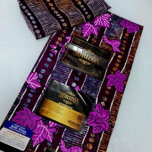 Purple Colorful Wax Prints Fabrics