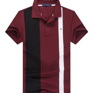 Red And Black Stripe Tommy Hilfiger T-Shirt
