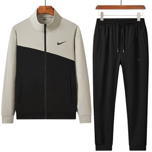 Black And White Nike Tracksuit