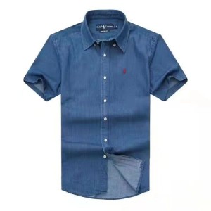 Denim Blue PRL Shortsleeved Shirt