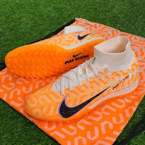 Orange Nike Air Zoom Soccer Boot