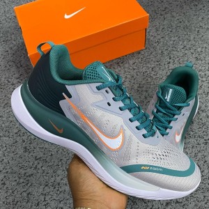 Grey & Teal Nike Air Zoom Sneakers