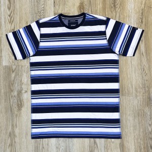Stripped Blue & Black Signal T-shirt