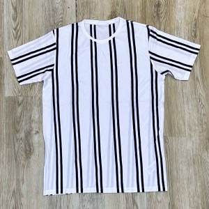 Stripped Black & White Plain T-shirt