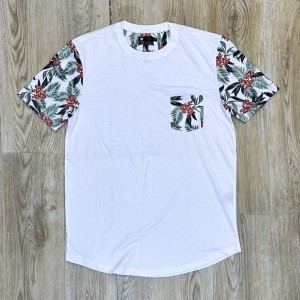 Plain White Printed Design T-shirt