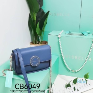 Blue Chain Strap Chrisbella Handbag