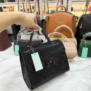 Black Chrisbella Glitters Handbag