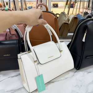 White Chrisbella Classy Work Handbag