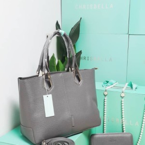 Big Grey Chrisbella Handbag