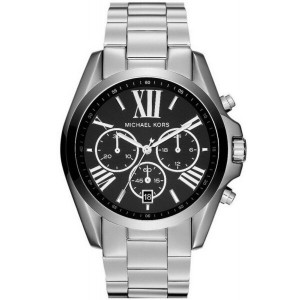 Michael Kors Men’s Chronograph Quartz Stainless Steel Black Dial 44mm Watch MK5705