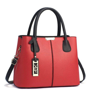 Classic Red Female Work Bag