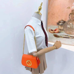 Orange GUCCI Fashion Sling Handbag