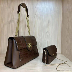 Brown 2-in-1 CK Corporate Handbag