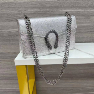Silver Fashion Handbag