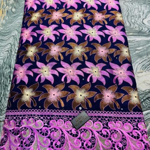 Lilac Swiss Cotton Laces