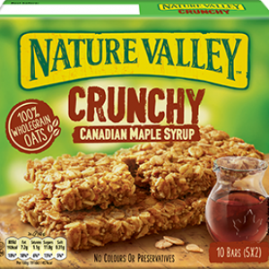 Crunchy Canadian Maple Syrup Snack Bars - Nature Valley