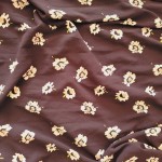 Brown Quality Crepe Fabrics